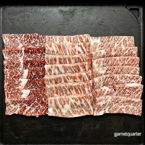Storfe Wagyu A5 Yakiniku 200g pakke Storfe Wagyu A5 Yakiniku 200g pakke