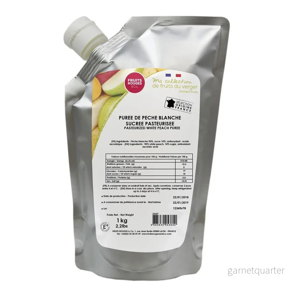 Persikopuré 1kg – Fruits Rouges & Co Persikopuré 1kg – Fruits Rouges & Co
