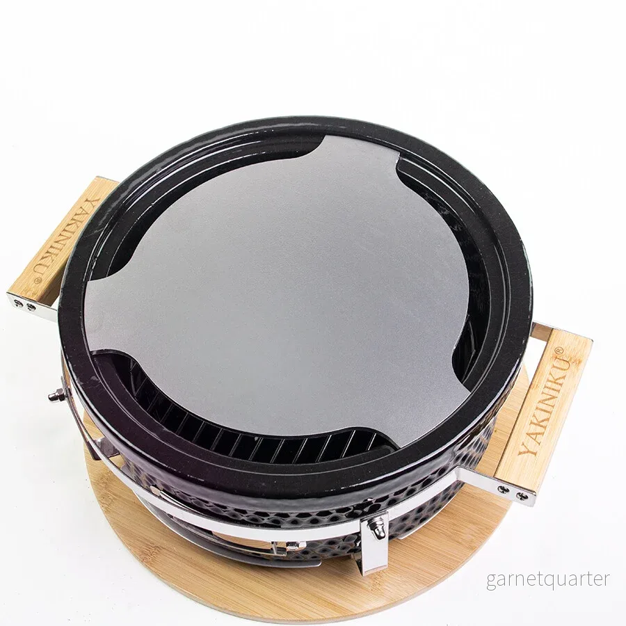 YAKINIKU Shichirin Teppanyaki Plate Rund, Medium - Bild 2