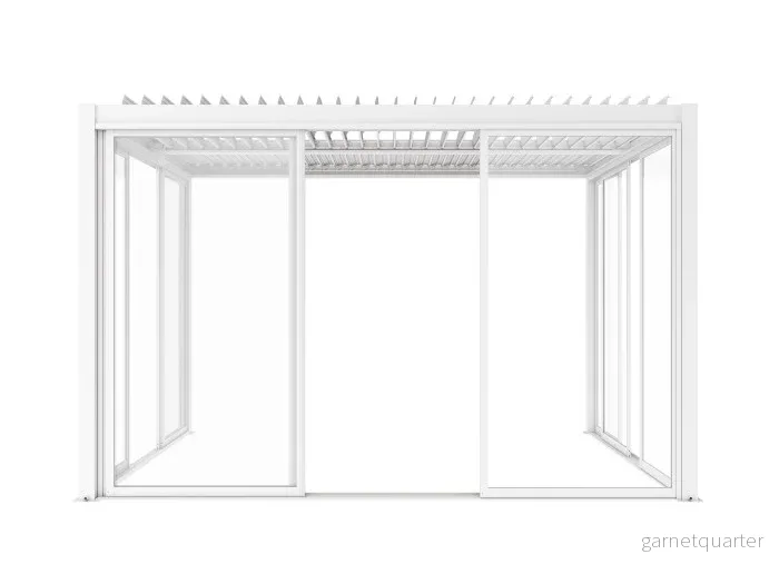 Pergola 3x3m vit - Bild 3
