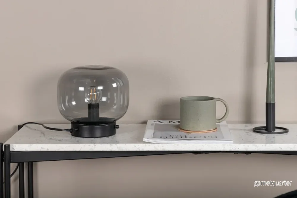 Bollonelie bordslampa, svart