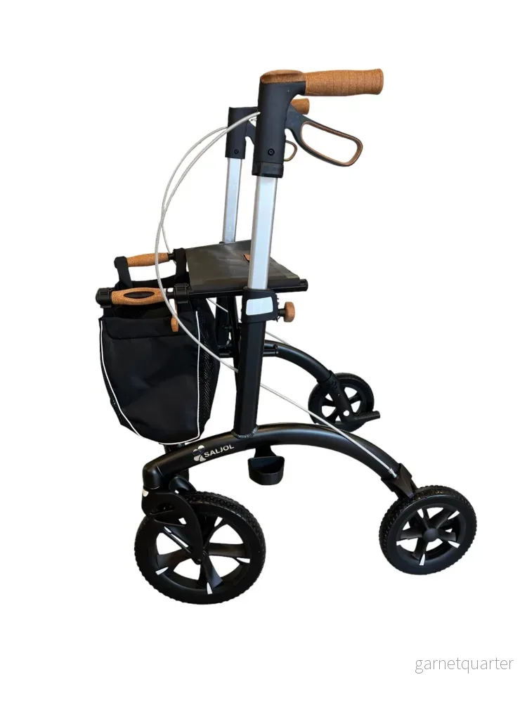 Saljol Aluminium-rollator – Lättviktsrollator av hög kvalitet med fantastiska detaljer (6,4 kg)