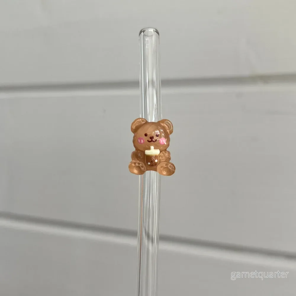Glassugrör med figur - Bild 2