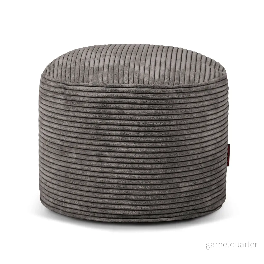 Sittpuff Fotpall Mini Waves Dark Grey Sittpuff Fotpall Mini Waves Dark Grey