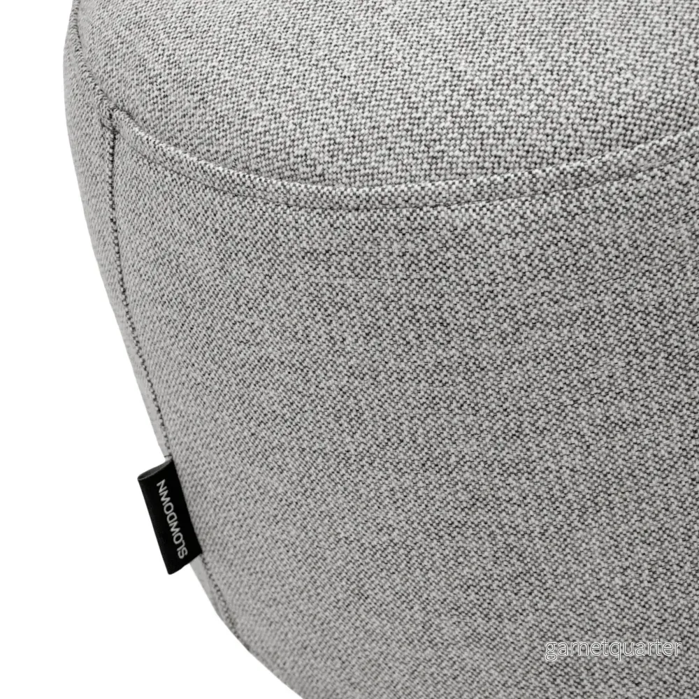 Sittpuff Fotpall Mini Dunẽs White Grey - Bild 3