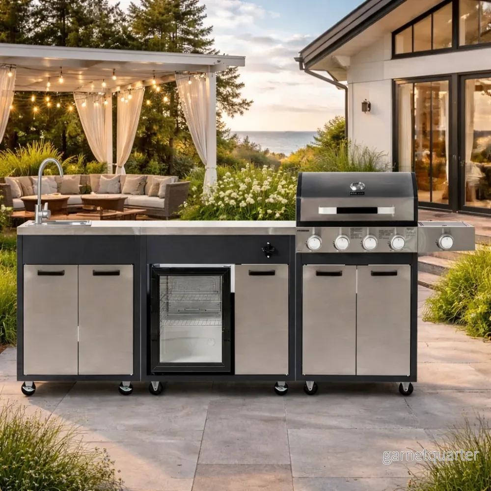 Brenner K4PLUS premium gasolgrill utekök - Bild 2