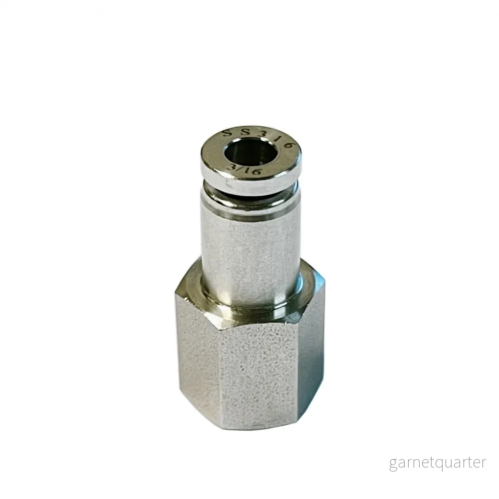Övergång 3/16″ – 1/4″ FFL  Rostfritt stål – Project Brew