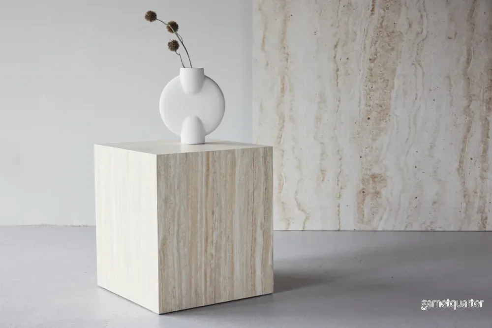 York soffbord 40 x 40 cm, beige