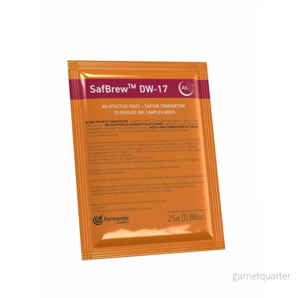 SafBrew DW-17 – 25g (Bäst före februari 2026) SafBrew DW-17 – 25g (Bäst före februari 2026)