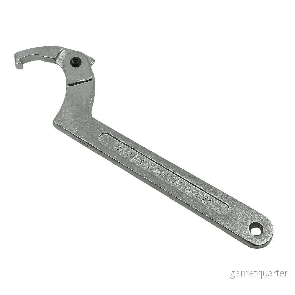 Justerbar kroknyckel / haknyckel för DIN 11851 mejerikoppling – spännvidd 50-121mm Justerbar kroknyckel / haknyckel för DIN 11851 mejerikoppling – spännvidd 50-121mm