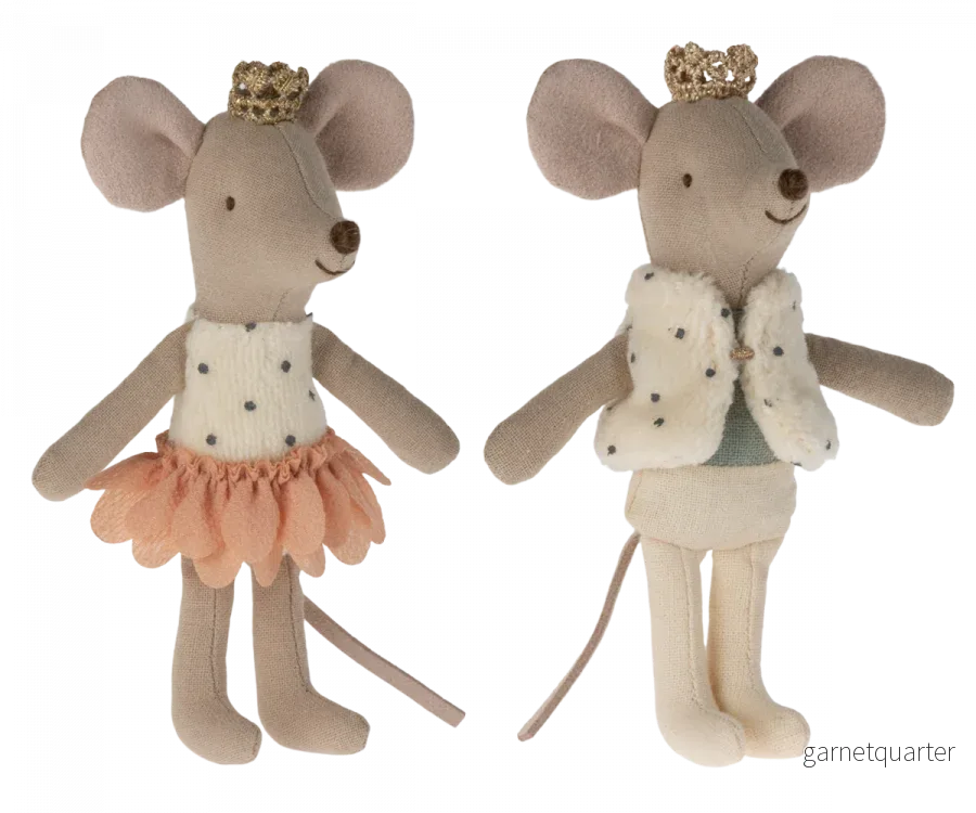 Maileg Royal Twins Mice Little Sister And Brother In Box - Bild 3