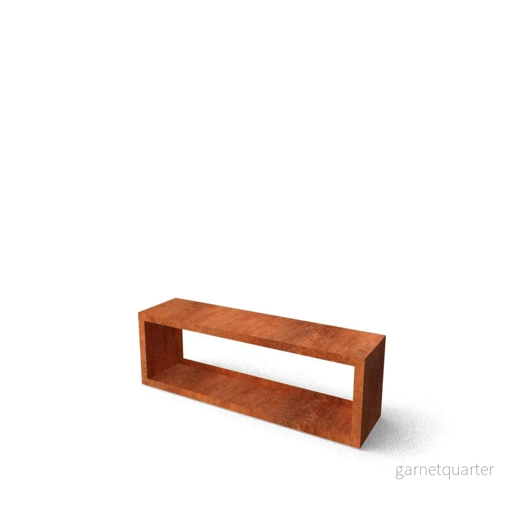 Geroba Vedförvaring Egura Corten 150x38x50cm