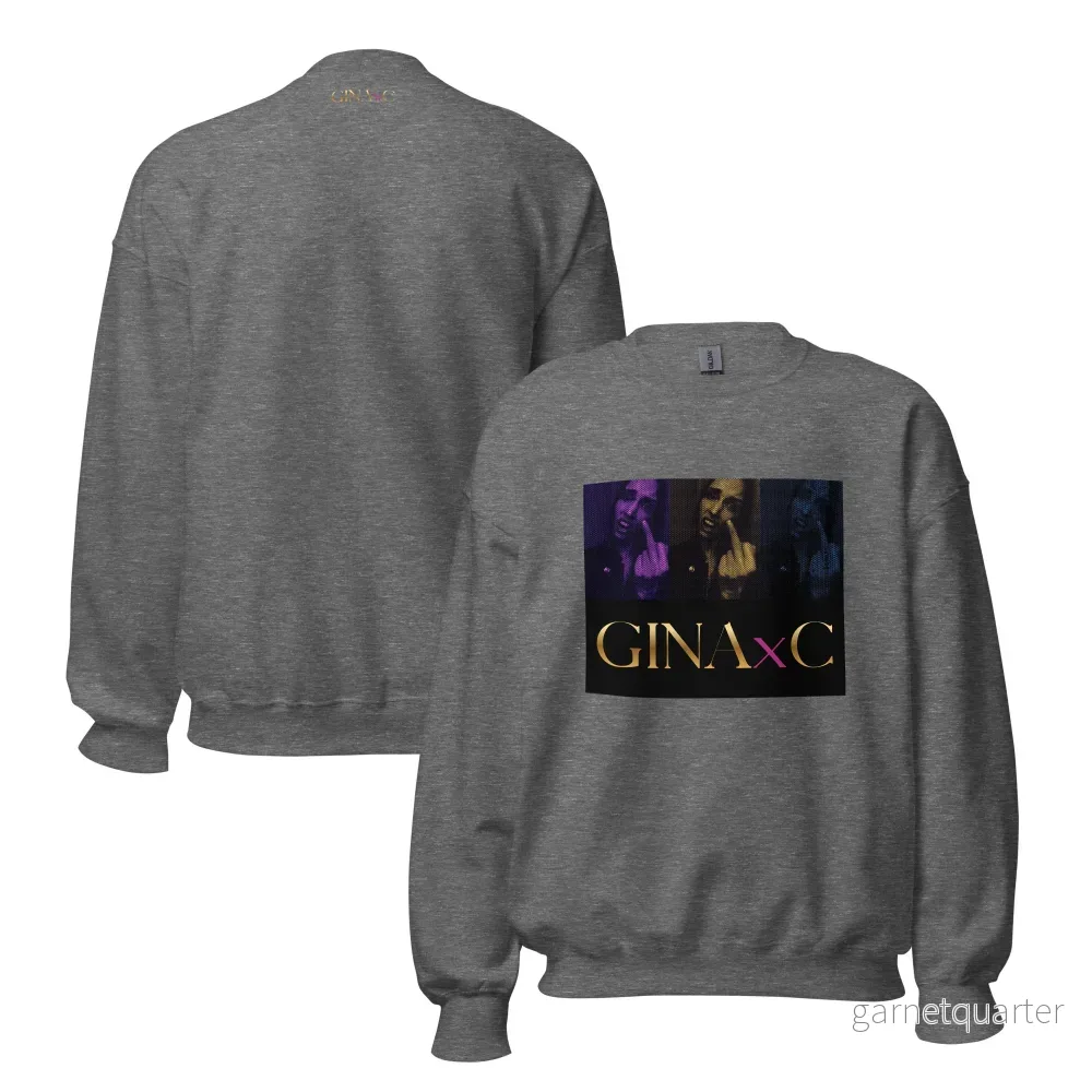 GINAxC - Attitude Color Pop (Triptych) - Unisex Sweatshirt - Bild 3