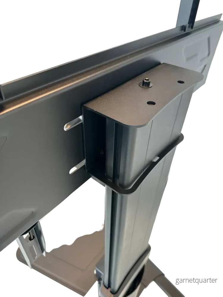 Wolff Mount flyttbar TV-stativ upp till 70 tum |Universellt |Höjdjusterbart |Svart aluminium |VESA 800x600 - Bild 3