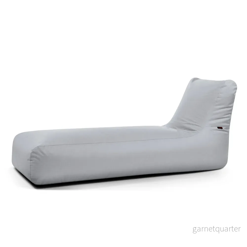 Sittsäck dagbädd - sunbed OX White Grey