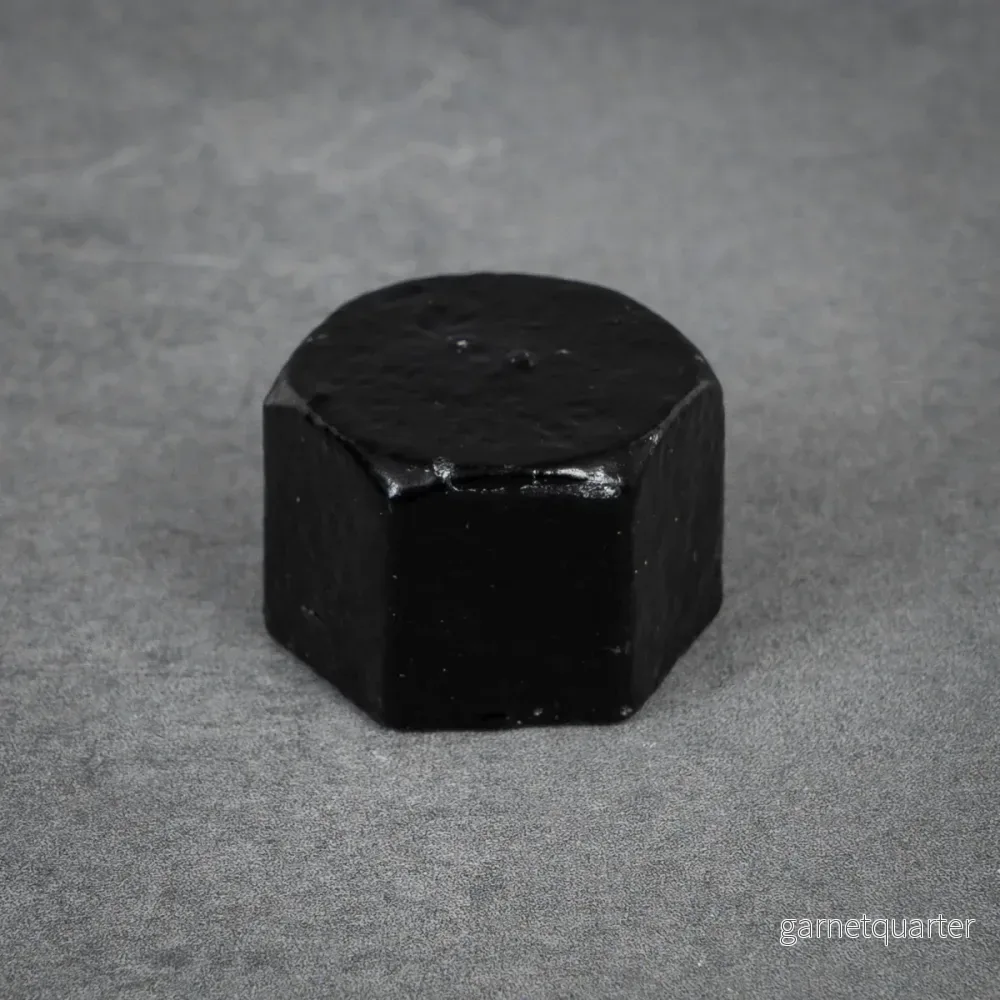 Hexagon ändmutter / utvändig plugg - 20 mm - Svartlackerad - Bild 2
