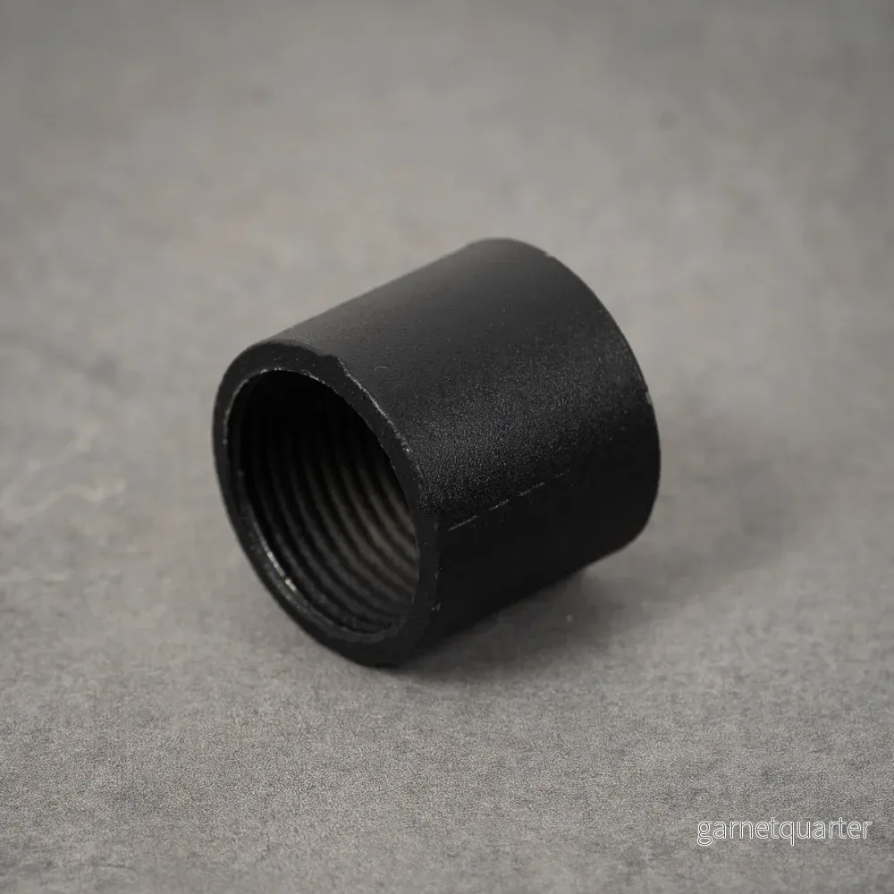 Rörkoppling slät - 20 mm - Svartlackerad - Bild 2