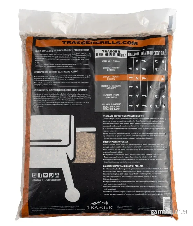 Traeger FSC Hickory Pellets 9kg - Bild 2
