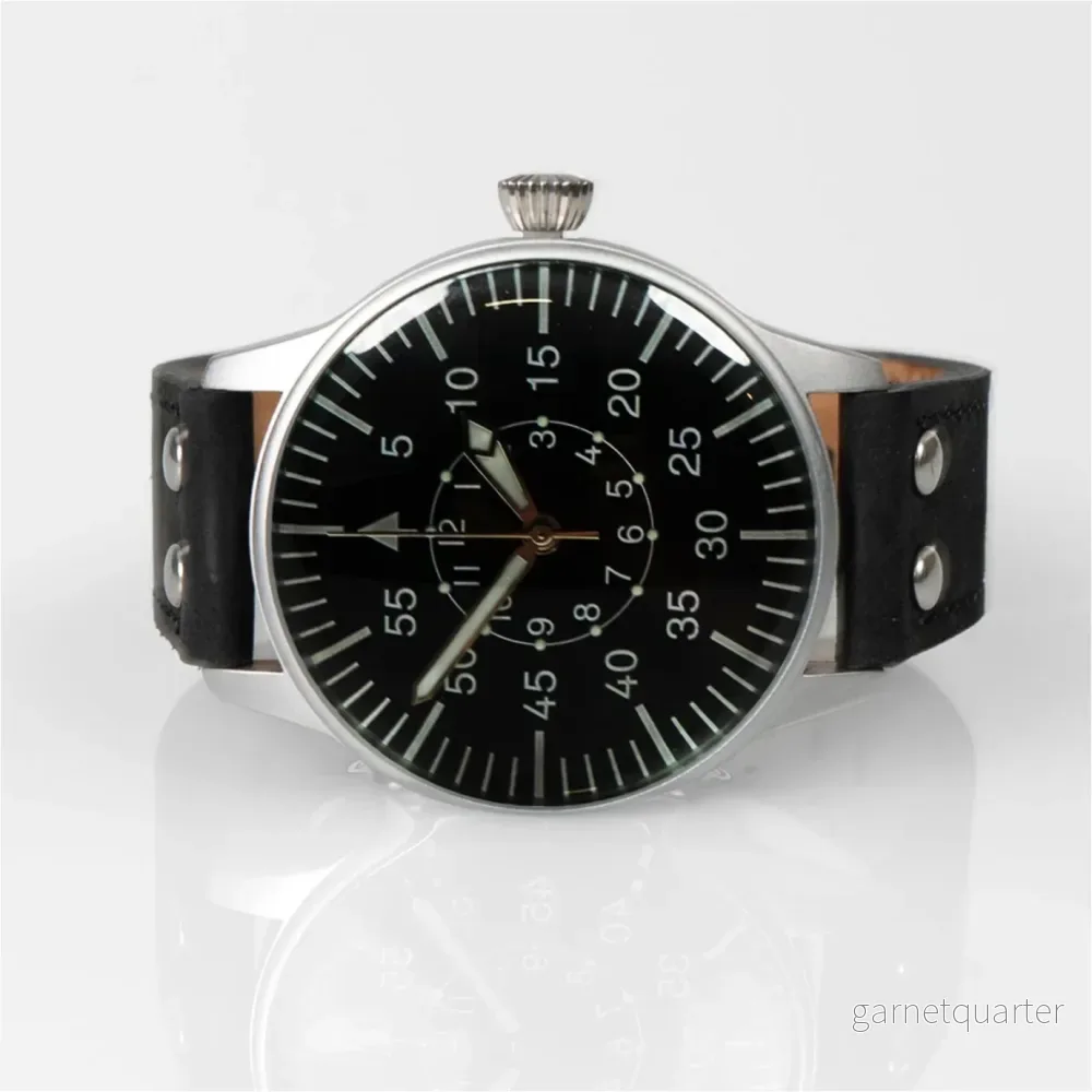 Tyska Luftwaffe Aviator Service The Beobachtungsuhr - Svart - Bild 2