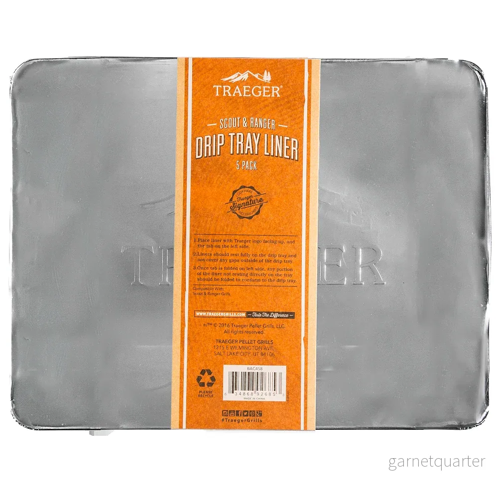 Traeger Drip Tray Liner Ranger/Scout – Folieunderlag Traeger Drip Tray Liner Ranger/Scout – Folieunderlag