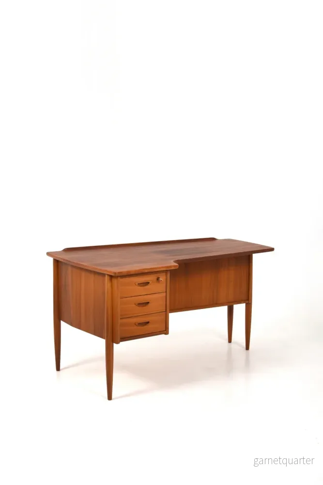 Skrivbord designad av Göran Strand för Lelångs Möbelfabrik, 1950tal - Bild 3