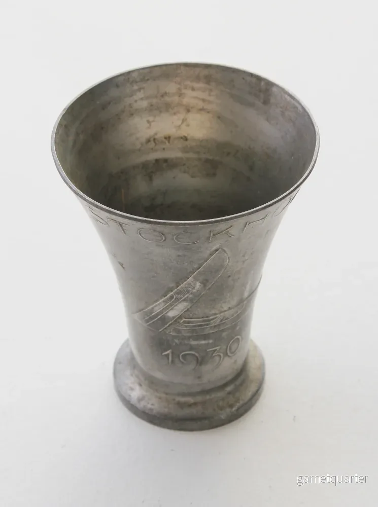 Pokal i tenn Norrahammars Tenn Stockholmsutställningen 1930 Nr D49