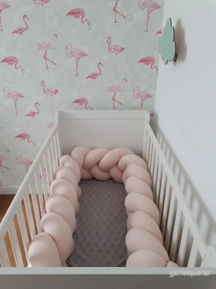 Flätat spjälskydd - Soft Blush - Bild 3