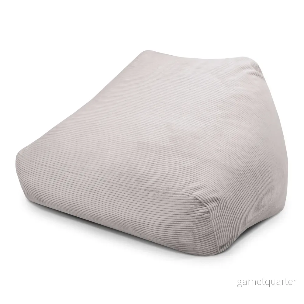 Fåtölj Sittsäck Soffa Snug Waves White Grey