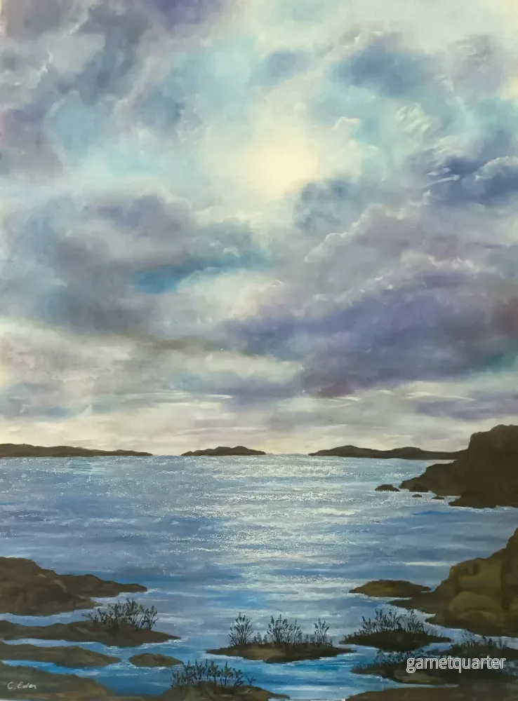 Charlotte Eder – Seaview in Blue