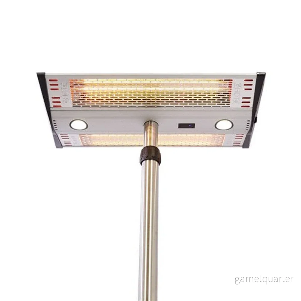 Hortus Terrassvärmare Golv GT 1000/2000W Silver - Bild 3