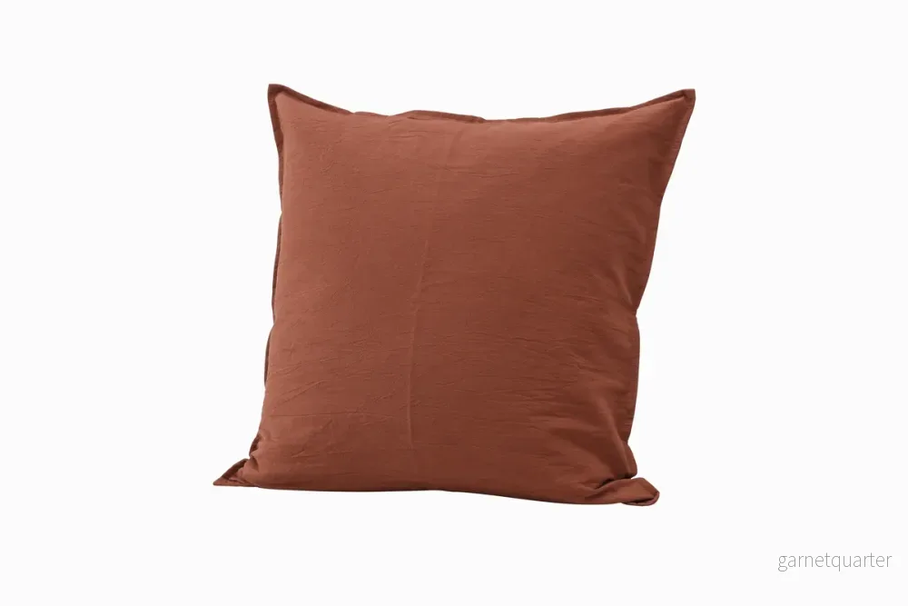 Ronja kuddfodral 60 x 60 cm, rostad röd - Bild 3