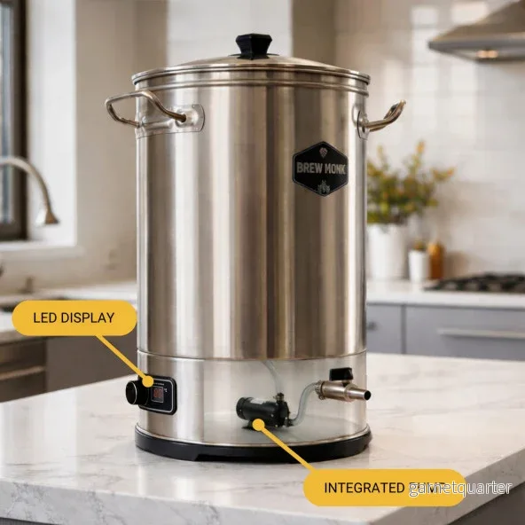 Brew Monk S25 Spolvattensvärmare med Integrerad Pump - Bild 2