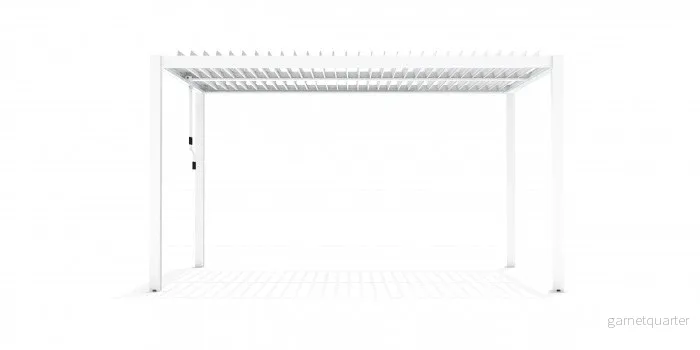 Pergola 3x4m Vit - Bild 2
