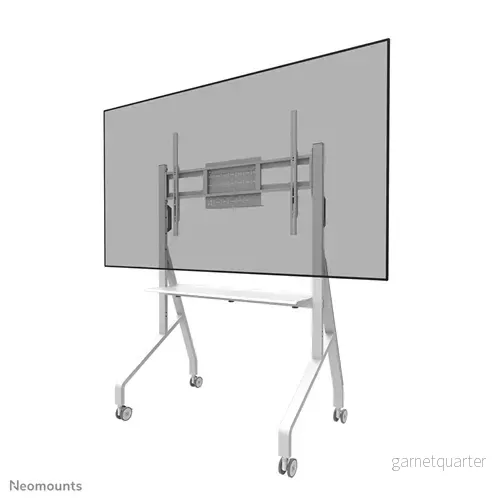 Neomounts mobilt golvstativ FL50-525WH1 | Passar 55-86″ skärmar | Vitt