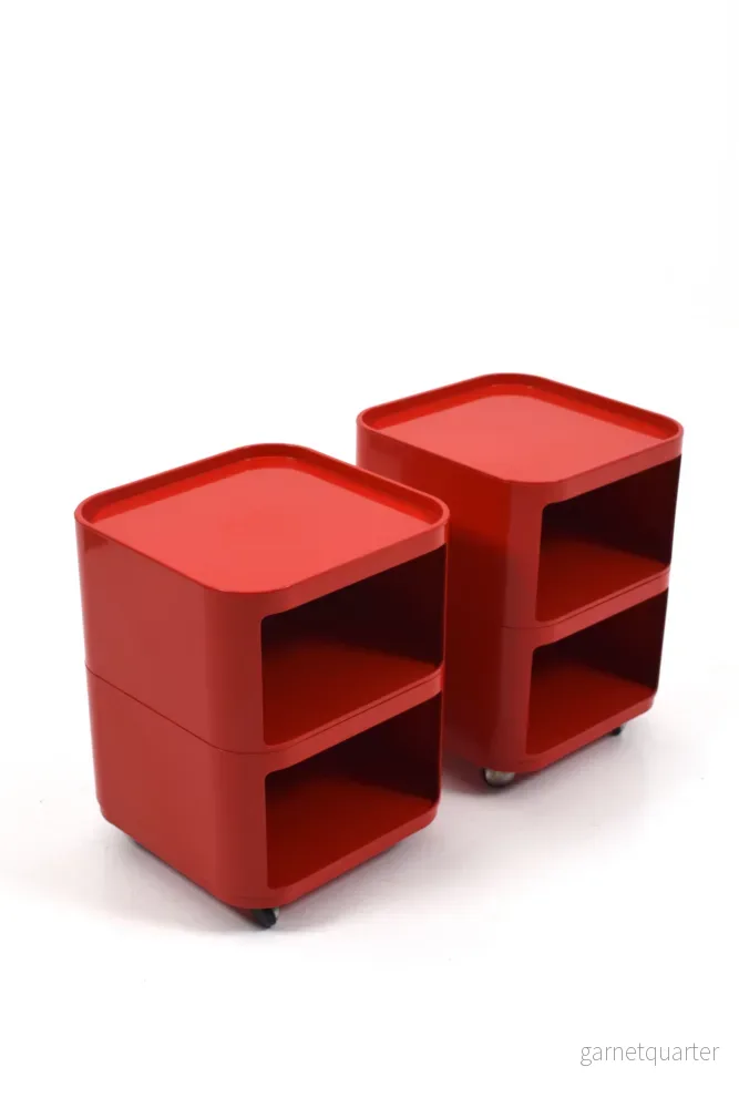 Rullhurtsar ”Componibili” av Anna Castelli-Ferrieri för Kartell, Husqvarna Rullhurtsar ”Componibili” av Anna Castelli-Ferrieri för Kartell, Husqvarna