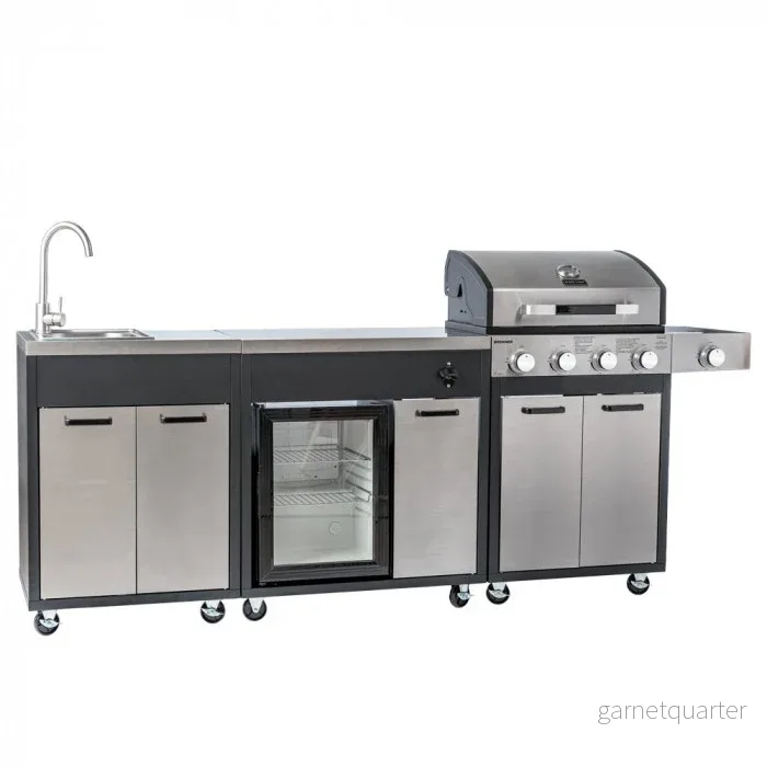 Brenner K4PLUS premium gasolgrill utekök Brenner K4PLUS premium gasolgrill utekök