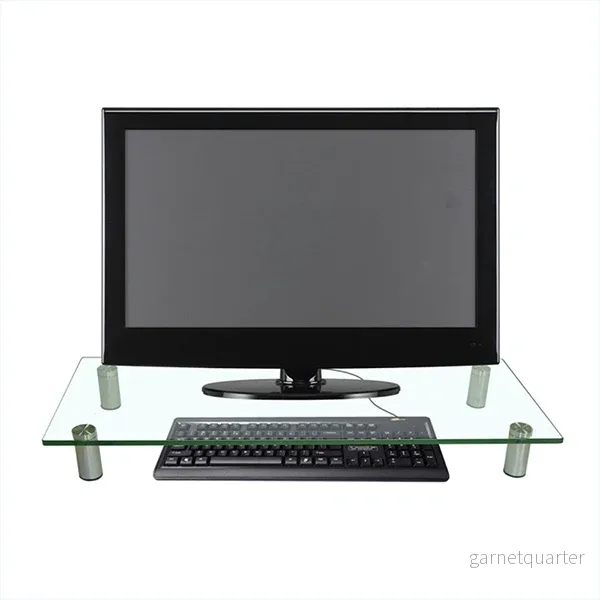 OP=OP Wolff Mount Monitorhöjare Härdat Glas 9,5 cm Hög