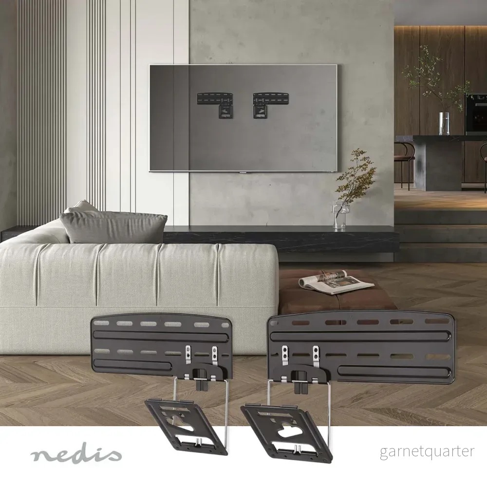 Nedis fast TV-väggfäste 43-85 tum | Max 60 kg | Micro-Gap design - Bild 2