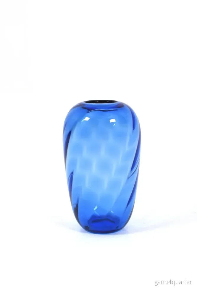 Blå glasvas, Reijmyre Glasbruk Blå glasvas, Reijmyre Glasbruk