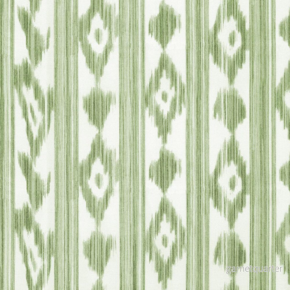 Ryggstödskudde i tålig dynväv 60x60cm, Grön Ikat Ryggstödskudde i tålig dynväv 60x60cm, Grön Ikat