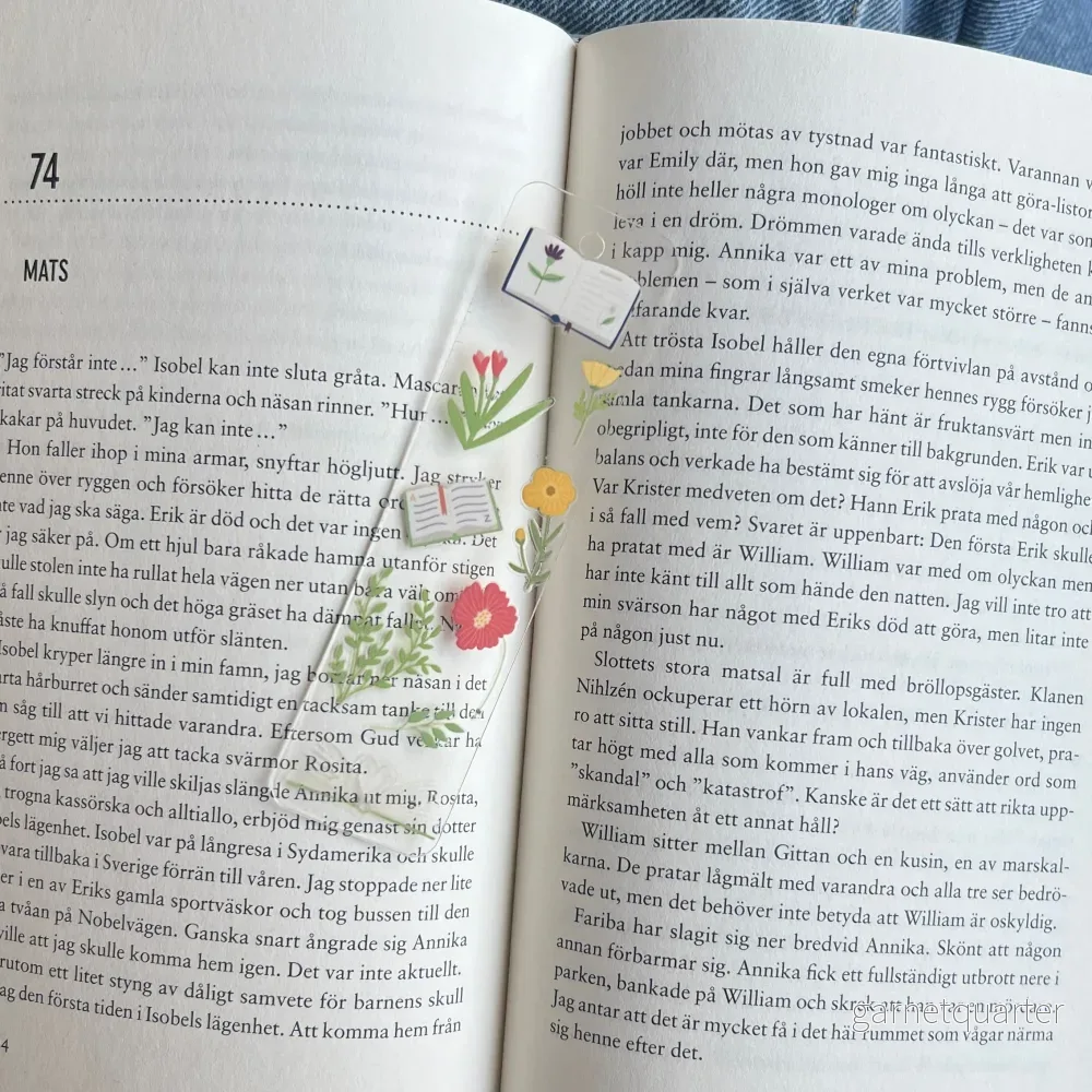 Bokmärke – Books & plants Bokmärke – Books & plants