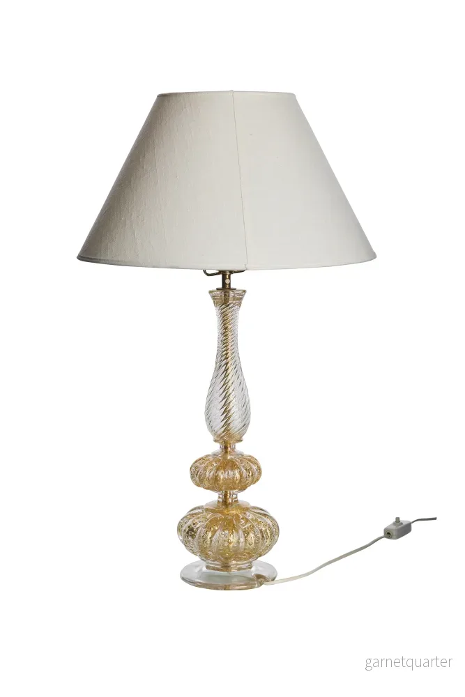 Vintage bordslampa av Murano glas, Barovier och Toso, Italien, 60tal - Bild 3