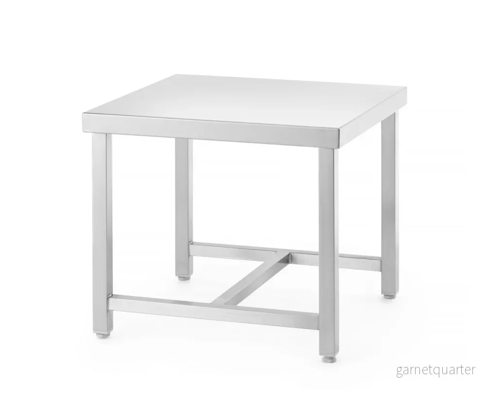 Bord av rostfritt stål – 550 x 550 x 450(h) – Hendi Bord av rostfritt stål – 550 x 550 x 450(h) – Hendi