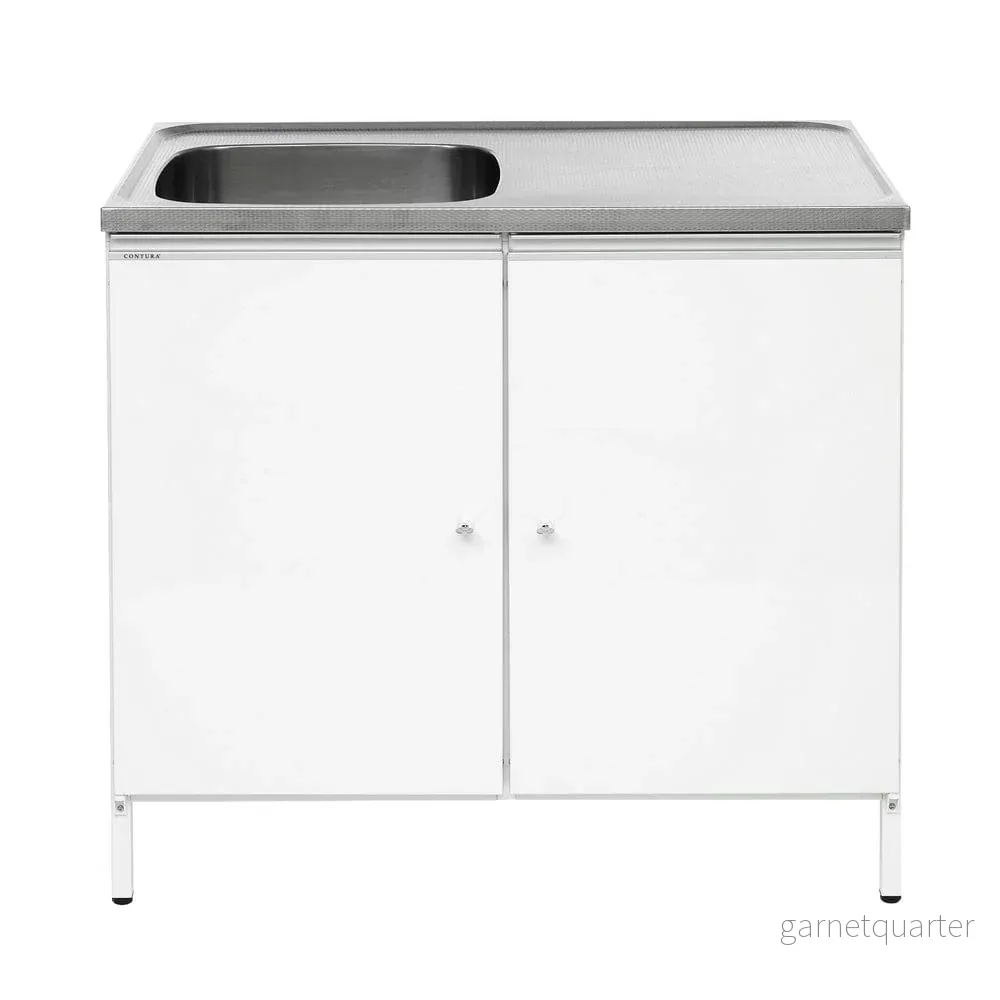 Contura Steel Tvättbänk CABL 10 med två dörrar Contura Steel Tvättbänk CABL 10 med två dörrar