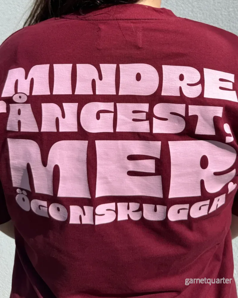 DET SKITER VÄL JAG I burgundy T-shirt - Bild 3