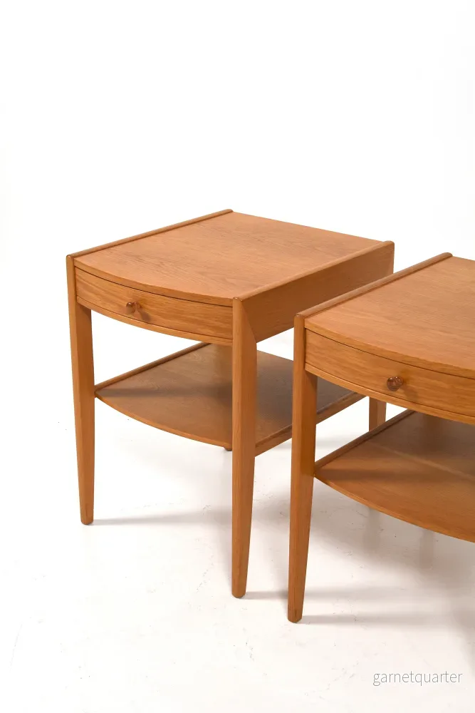 Sängbord i ek, 1960tal - Bild 2