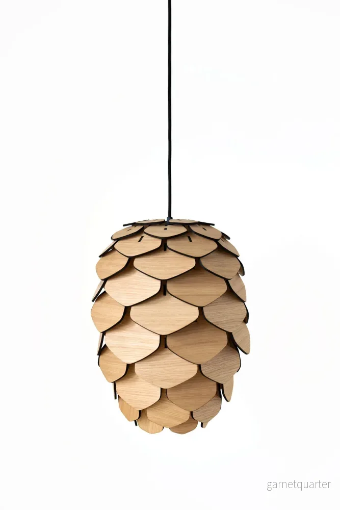 Urskog – Handgjord Trälampa för Matbord & Soffbord | Woodlife