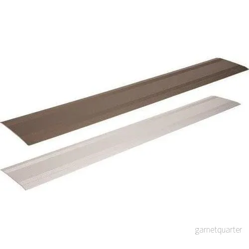 Dörrskena i aluminium, mörk (125 x 900 mm) – superfin och klassisk
