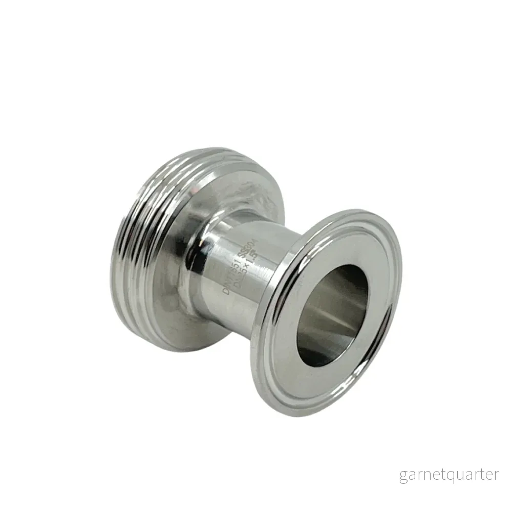 Adapter DN25 Male (DIN 11851) till 1,5″ Tri-Clamp Adapter DN25 Male (DIN 11851) till 1,5″ Tri-Clamp