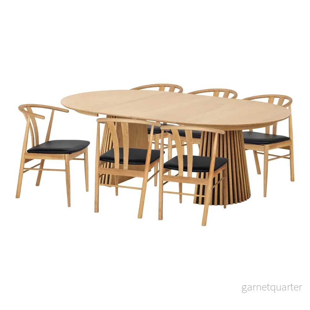 House Nordic Osaka & Artenara matgrupp med 6 stolar